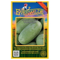 Everwilde Farms - 40 Charleston Gray Watermelon Seeds - Gold Vault Seed Packet
