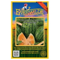 Everwilde Farms - 40 Orange Tendersweet Watermelon Seeds - Gold Vault Seed Packet