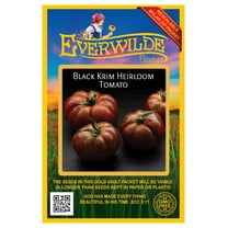 Everwilde Farms - 50 Black Krim Heirloom Tomato Seeds - Gold Vault Seed Packet