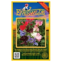 Everwilde Farms - 50 Early Multiflora Mixed Sweet Pea Garden Flower Seeds - Gold Vault Jumbo Bulk Seed Packet