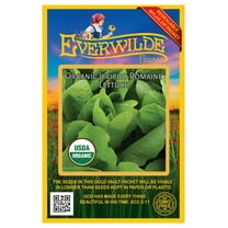 Everwilde Farms - 500 Organic Jericho Romaine Lettuce Seeds - Gold Vault Jumbo Bulk Seed Packet
