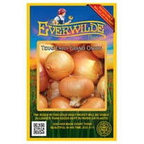 Everwilde Farms - 500 Texas Early Grano Onion Seeds - Gold Vault Jumbo Bulk Seed Packet