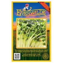 Everwilde Farms - 500 White Spear Sprouting Radish Seeds - Gold Vault Jumbo Bulk Seed Packet