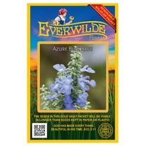 Everwilde Farms Native Sage Perennial, Blue blossoms in resealable Mylar packaging