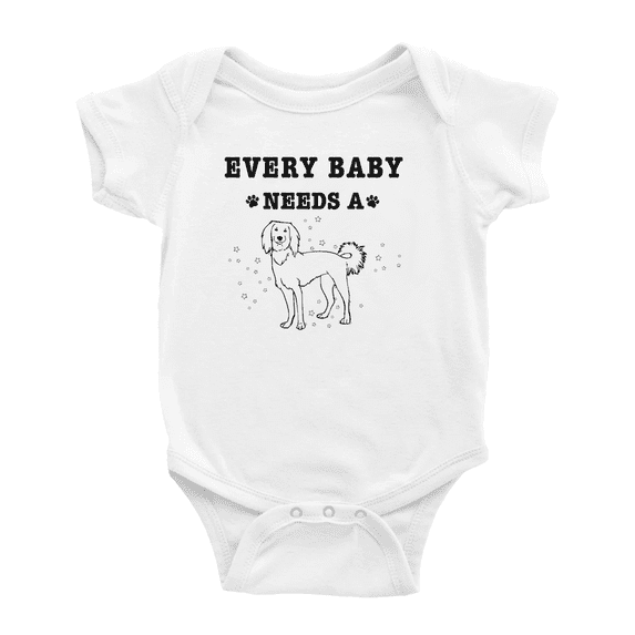 Every Baby Needs A Afador Dog Funny Baby Jumpsuits For Boy Girl 0-3 Months