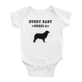 thumbnail image 1 of Every Baby Needs A Australian Shepherd Dog Funny Baby Bodysuit For Boy Girl 0-3 Months, 1 of 5