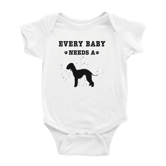 Every Baby Needs A Bedlington Terrier Dog Cute Baby Jumpsuits For Boy Girl 0-3 Months