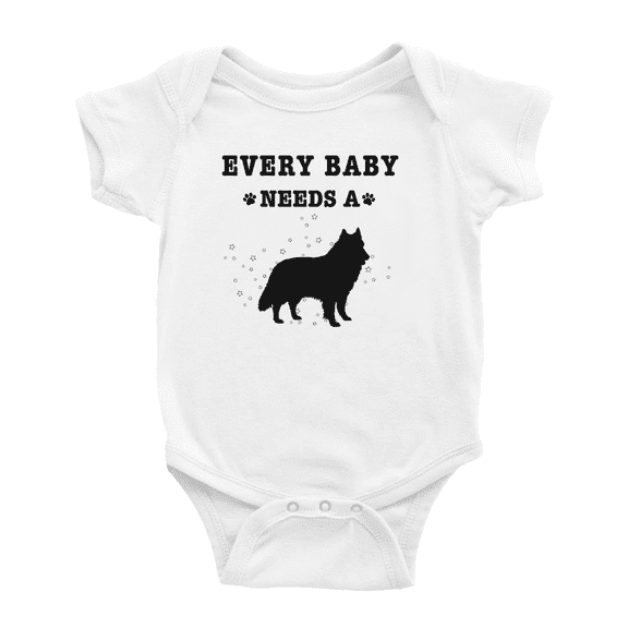 Every Baby Needs A Belgian Tervuren Dog Cute Baby Bodysuit