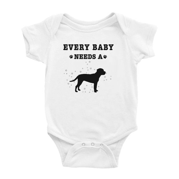 Every Baby Needs A Cane Corso Dog Cute Baby Romper For Boy Girl 0-3 Months