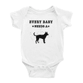 thumbnail image 1 of Every Baby Needs A Carolina Dog Funny Baby Bodysuit For Boy Girl 0-3 Months, 1 of 5