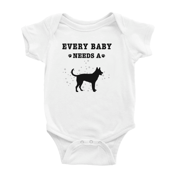 Every Baby Needs A Carolina Dog Funny Baby Bodysuit For Boy Girl 0-3 Months