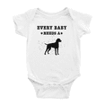 thumbnail image 1 of Every Baby Needs A German Shorthaired Pointer Dog Cute Baby Jumpsuits For Boy Girl 0-3 Months, 1 of 5