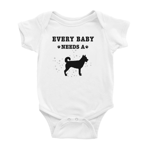 Every Baby Needs A Kishu Ken Dog Cute Baby Jumpsuits