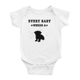thumbnail image 1 of Every Baby Needs A Morkie Dog Funny Baby Bodysuit, 1 of 5