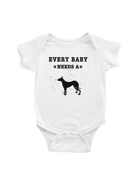 Every Baby Needs A Pharaoh Hound Dog Funny Baby Romper For Boy Girl 0-3 Months