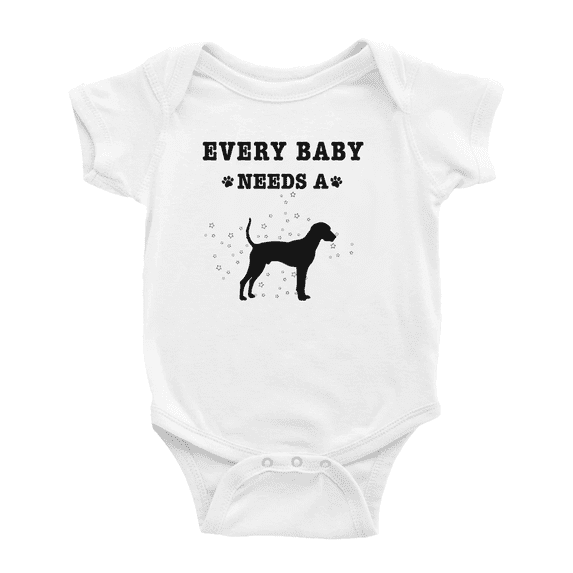 Every Baby Needs A Plott Dog Funny Baby Romper For Boy Girl 0-3 Months
