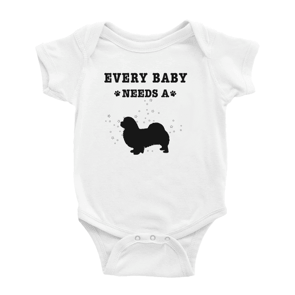 Every Baby Needs A Tibetan Spaniel Dog Cute Baby Romper For Boy Girl 0-3 Months