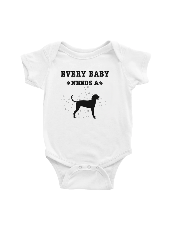 Every Baby Needs A Treeing Walker Coonhound Dog Cute Baby Bodysuit