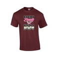 thumbnail image 1 of Every Beauty Needs A Beast Workout Short Sleeve T-shirt-maroon-4xl, 1 of 4