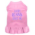 thumbnail image 1 of Pet Dog  Cat Dress Screen Printed, "Every Bunny Loves Me", 1 of 11