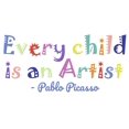 thumbnail image 1 of Every Child is an Artist with Creative and Colorful Banner Art Vinyl Wall Decal - Famous Inspiration Quotation by Well Known Artist Pablo Picasso for Kids Wall Decoration - 36" x 22", 1 of 5