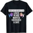 thumbnail image 1 of Every Child Deserves To Be Loved Foster Care Awareness T-Shirt, 1 of 3