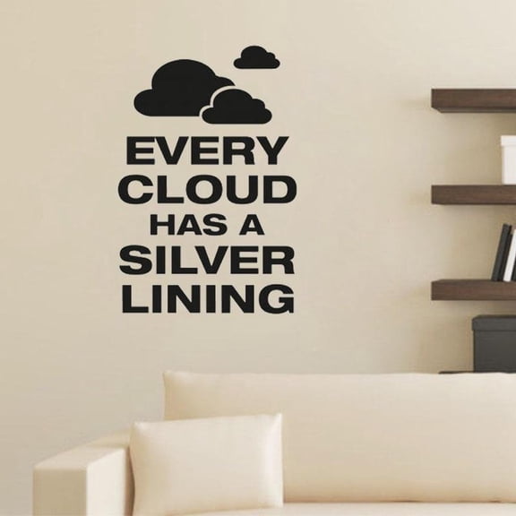 Every Cloud Wall Sticker Kids Children Room Decoration Wall Art Murals Nursery Wall Decals Vinyl Wallpaper Poster 42x28cm