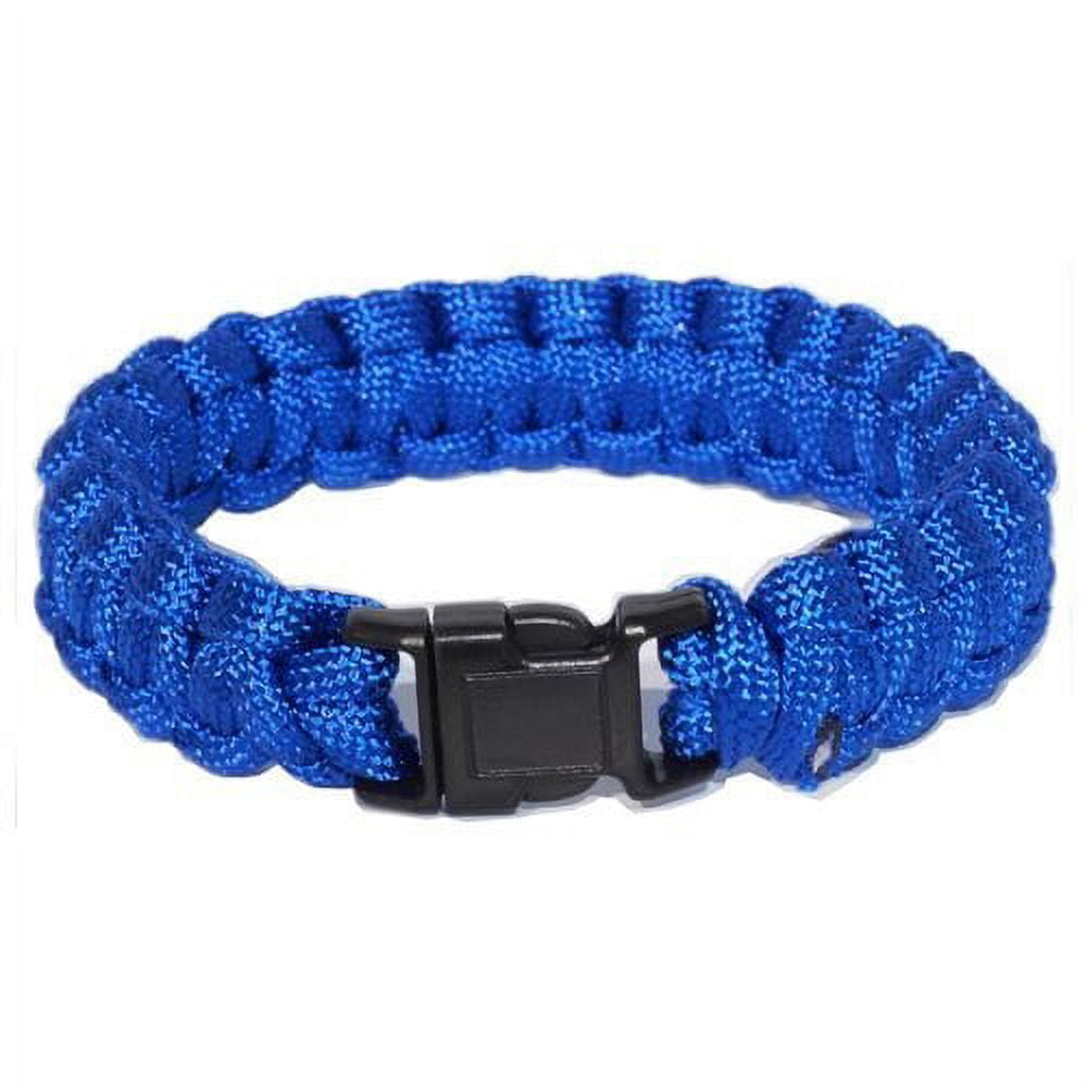 Every Day Carry 6ft Tactical Military Survival Hiking Paracord Bracelet,  Navy 