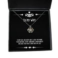 thumbnail image 1 of Every Day, in Every Way, I Love You More Than Before. Every Sunshine is Now Crown Pendant Necklace, Wife Jewelry, Unique Idea for Wife, 1 of 5