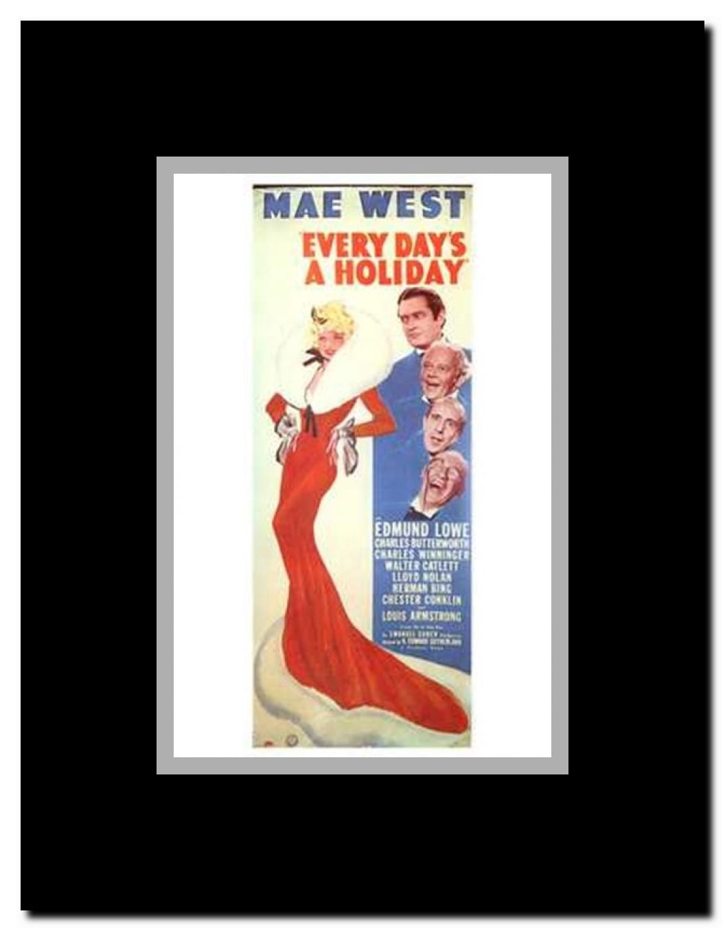 Every Day's a Holiday Framed Movie Poster