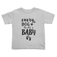 thumbnail image 1 of Every Dog Need A Cute Toddler Tshirts for Boys Girls (Gray, 2T), 1 of 5