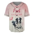 thumbnail image 1 of Every Fart is Love Note Border Collie Guilty Face Happy Valentine's All Over Print 3D Baseball Shirt Borders Dog Lovers Gifts Idea Softball Sport - 01016, 1 of 6