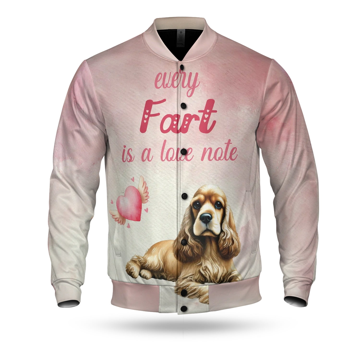Every Fart is Love Note Cocker Spaniel Guilty Face Happy Valentine's ...