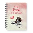 thumbnail image 1 of Every Fart is Love Note English Springer Spaniel Guilty Face Happy Valentine's Spiral Bound Journal Springers Dog Lover Gifts 5x7in Spiral Notebook - 01016, 1 of 5