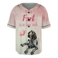 thumbnail image 1 of Every Fart is Love Note German Shorthaired Pointer Guilty Face Happy Valentine's All Over Print 3D Baseball Shirt GSP Lover Dog Gift Softball Sport - 01016, 1 of 6