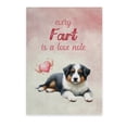 thumbnail image 1 of Every Fart is Love Note Miniature American Shepherd Guilty Face Happy Valentine's Vertical Matte Canvas Poster MAS Dog Lover Gifts Wall Art Home Decor - 01016, 1 of 5