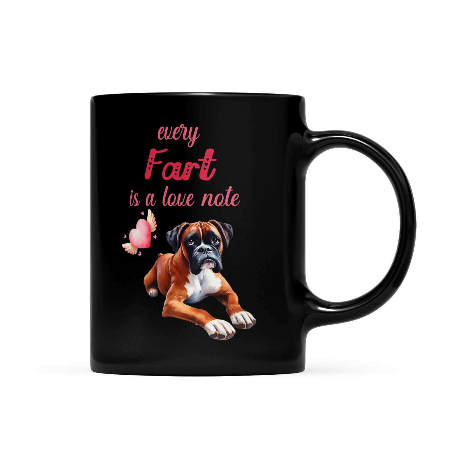 Every Fart is Love Note Boxer Guilty Face Happy Valentine's Mug Boxers ...