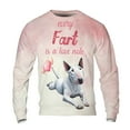 thumbnail image 1 of Every Fart is Love Note Bull Terrier Guilty Face Happy Valentine's All Over Print 3D Sweatshirt Unisex Merch Bully Dog Lovers Gifts Idea - 01016, 1 of 6