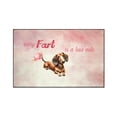 thumbnail image 1 of Every Fart is Love Note Dachshund Guilty Face Happy Valentine's Indoor Rug Wiener Dog Lover Gifts Idea Carpet Living Bed Room Sofa Home Decor - 01016, 1 of 5