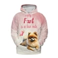 thumbnail image 1 of Every Fart is Love Note Pomeranian Guilty Face Happy Valentine's All Over Print 3D Hoodie Unisex Merch Hoodies Pom Dog Lover Gifts - 01016, 1 of 6