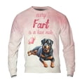 thumbnail image 1 of Every Fart is Love Note Rottweiler Guilty Face Happy Valentine's All Over Print 3D Sweatshirt Unisex Merch Rottie Dog Lover Gifts Idea - 01016, 1 of 6