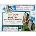 thumbnail image 1 of Every Girl Should Be Married Cary Grant Betsy Drake 1948 Movie Poster Masterprint (14 x 11), 1 of 2