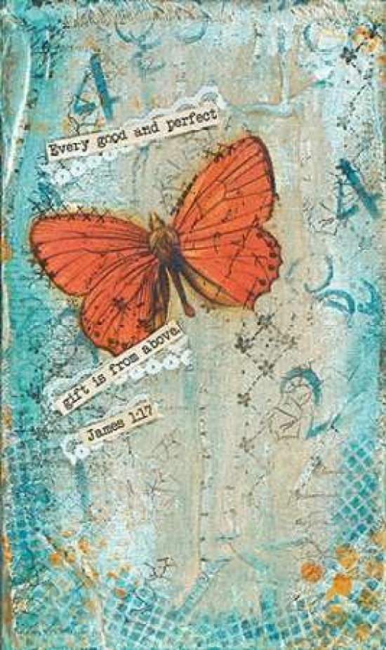 E and Perfect Gift Canvas Art - Cassandra Cushman (12 x 18)
