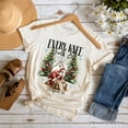thumbnail image 1 of Every Knee Shall Bow Nativity Santa T-Shirt, Jesus Philippians 2:10 Christian Christmas Tee, 1 of 6