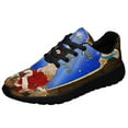 thumbnail image 1 of Every Knee Shall Bow Santa Claus Jesus ChriStas Shoes Sneakers Black Size 9, 1 of 7
