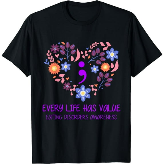 Every Life Has Value Semicolon Eating Disorders Awareness