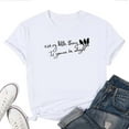 thumbnail image 1 of Every Little Thing Gonna Be Alright Women's T-Shirt – Cute Three Little Birds Graphic Tee, Short Sleeve Top, 1 of 5
