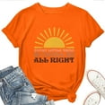 thumbnail image 1 of Every Little Thing Gonna Be Alright Women's T-Shirt – Positive Vibes Graphic Tee, Short Sleeve Top, 1 of 5