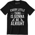 thumbnail image 1 of Every Little Thing Is Gonna Be Alright Beautiful Lyrics Quote Men's T-Shirt, 1 of 4