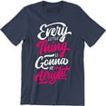 thumbnail image 1 of Every Little Thing Is Gonna Be Alright Beautiful Lyrics Quote Men's Tee, 1 of 4